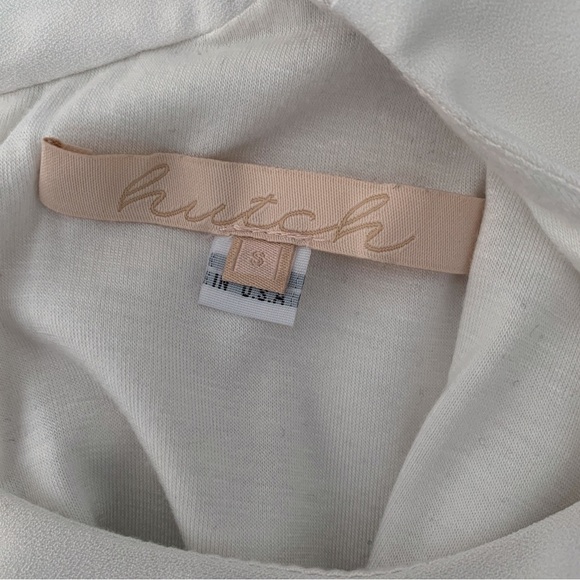 Hutch Devon Color Block Dress Small Black White Purple Anthropologie - Picture 6 of 8